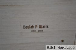 Beulah P. Watts