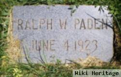 Ralph W Paden