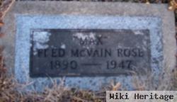 Frederick Mcvain "max" Rose