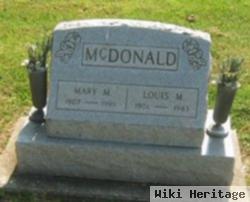 Louis M Mcdonald