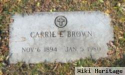 Carrie E Brown