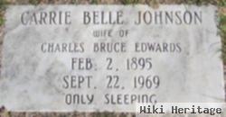 Carrie Belle Johnson Edwards