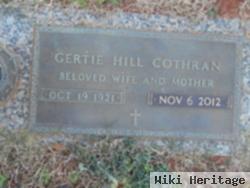 Gertie Hill Cothran