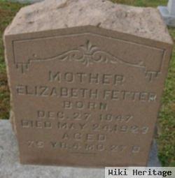 Elizabeth "lizzie" Eckert Fetter