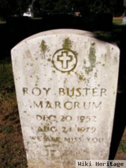 Roy Lee "buster" Marcrum