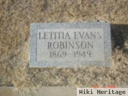 Letitia Alice Evans Robinson