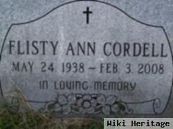 Flisty Ann Cordell