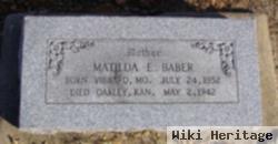 Matilda Elizabeth Baber