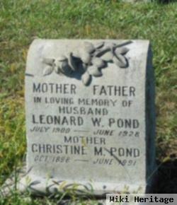 Christine M. Pond