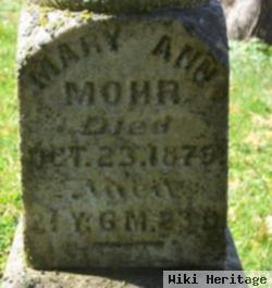 Mary Ann Mohr