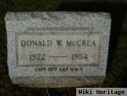 Donald W Mccrea