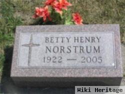 Betty J. Henry Norstrum