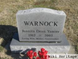 Juanita Dean Yancey Warnock