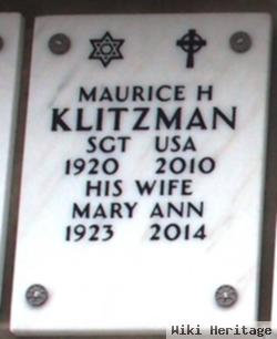 Maurice H Klitzman