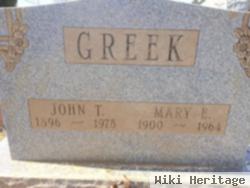 John T Greek