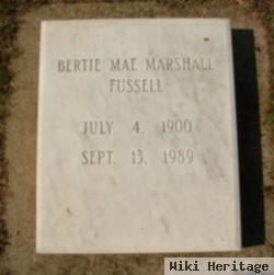 Bertie Mae Marshall Fussell