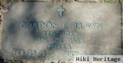 Gordon E. Brown