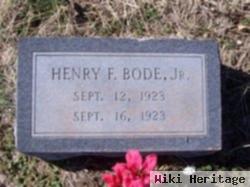 Henry F. Bode, Jr