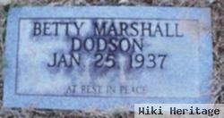 Betty Lou Marshall Dodson