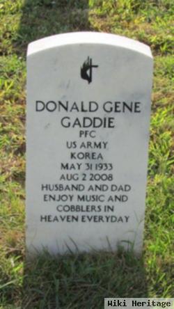 Pfc Donald Gene Gaddie