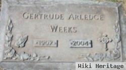 Gertrude Margaret Arledge Weeks