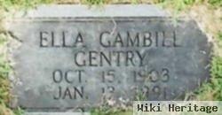 Ella Virginia Gambill Gentry