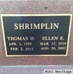 Ellen E Shrimplin