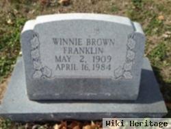 Winnie Priscilla Brown Franklin