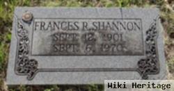 Frances R Shannon