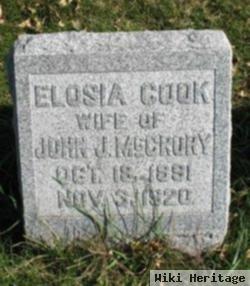 Elosia Cook Mccrory