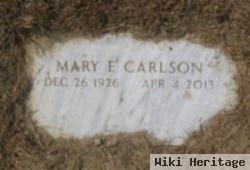 Mary E Mcmahon Carlson