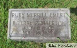 Ruby Merrill Emert Pemberton