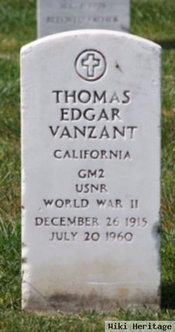 Thomas Edgar Vanzant