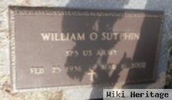 William Oliver "bill" Sutphin