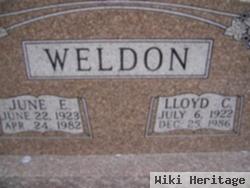 June E Weldon