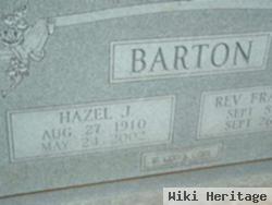 Hazel J Jackson Barton