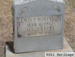 Lewis P Robinson