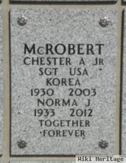 Chester A Mcrobert, Jr