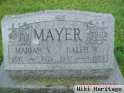 Marian V Shover Mayer