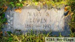 Mary B Pendergast Bowen