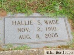 Hallie S Wade