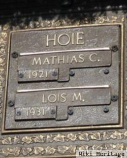 Mathias C Hoie