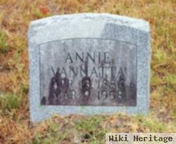 Anna E "annie" Workman Vannatta