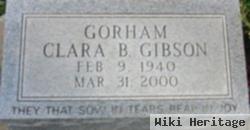 Clara B Gibson Gorham