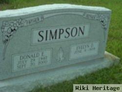 Donald Ellis Simpson