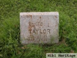 Agnes L Taylor