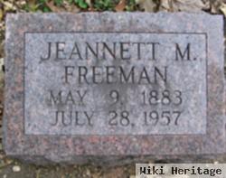 Jeannett M. Freeman