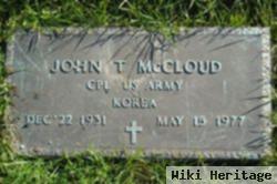 John T Mccloud