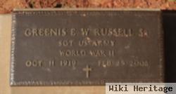 Sgt Greenis E W Russell, Sr