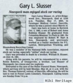 Gary Leroy Slusser